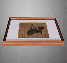 南雄书画装裱配框服务案例